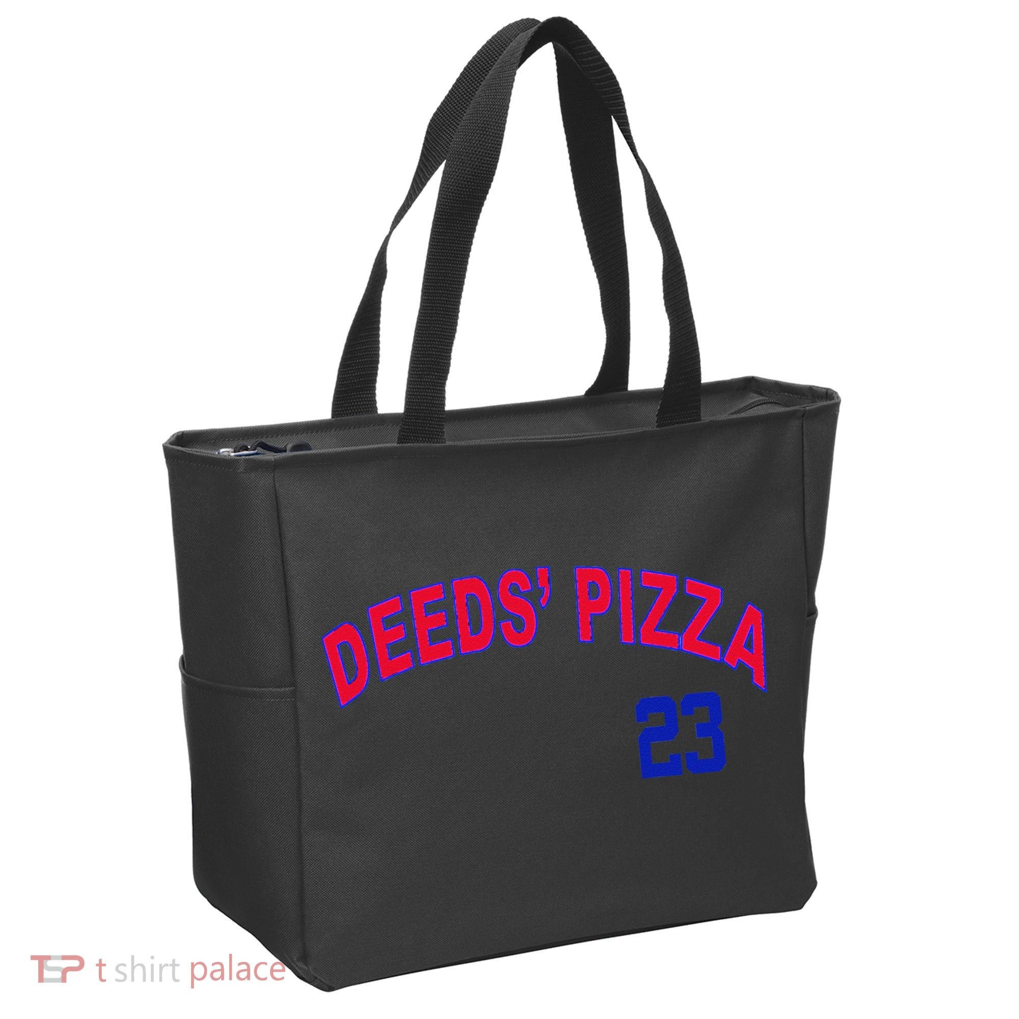 Deeds Pizza Baseball Tote Bag