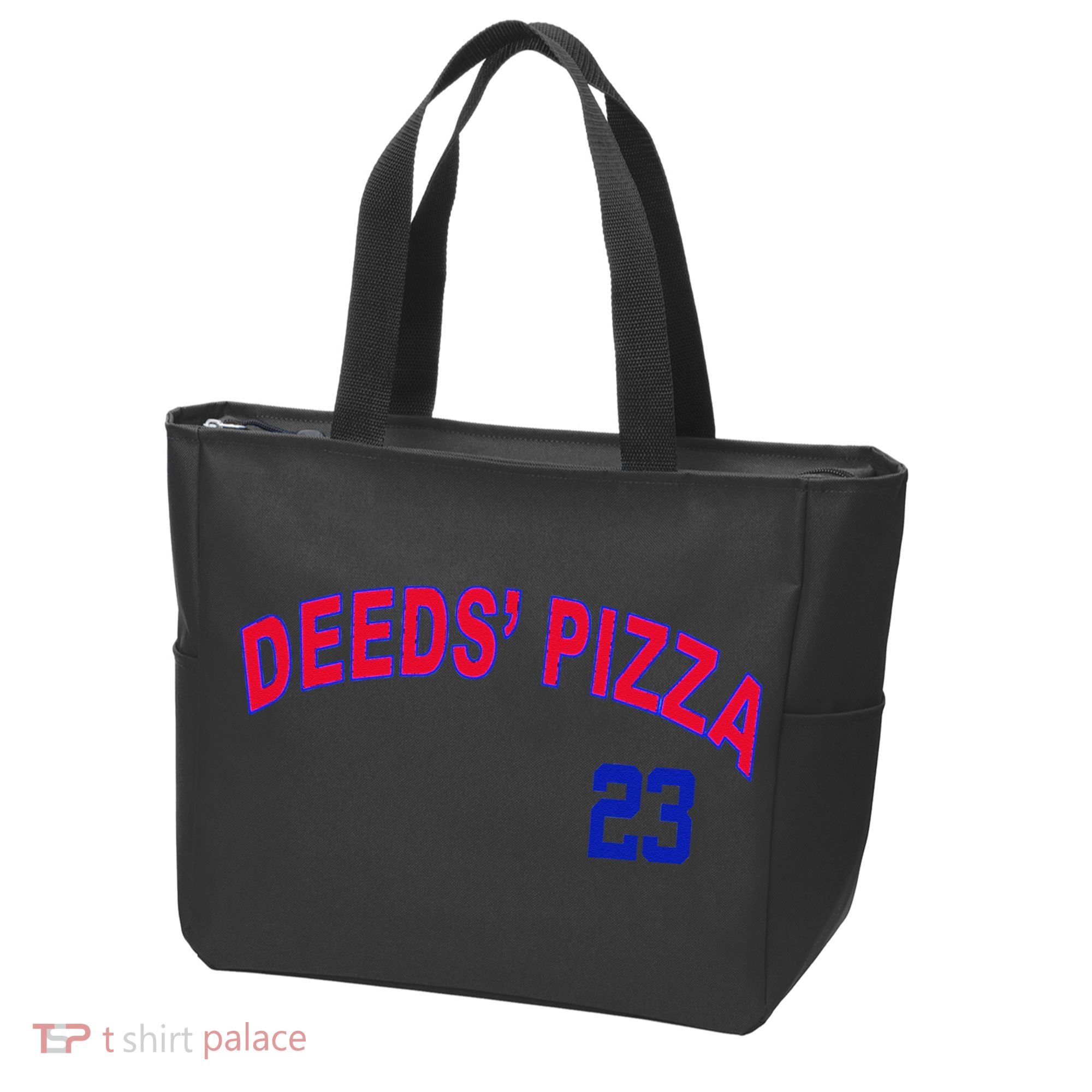 Deeds Pizza Baseball Tote Bag