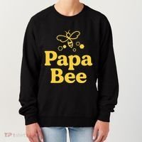 Dad Papa Bee Matching Family Bumblebee Birthday Party Women's Sweatshirt thumb 0
