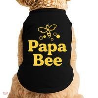 Dad Papa Bee Matching Family Bumblebee Birthday Party Doggie Tank thumb 0