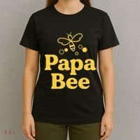 Dad Papa Bee Matching Family Bumblebee Birthday Party T-Shirt thumb 4