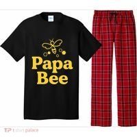 Dad Papa Bee Matching Family Bumblebee Birthday Party Pajama Set thumb 0