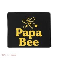 Dad Papa Bee Matching Family Bumblebee Birthday Party Mousepad thumb 0