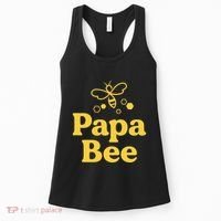 Dad Papa Bee Matching Family Bumblebee Birthday Party Women's Tank Top thumb 0
