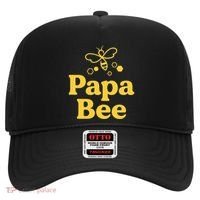 Dad Papa Bee Matching Family Bumblebee Birthday Party Hat thumb 0