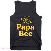 Dad Papa Bee Matching Family Bumblebee Birthday Party Tank Top thumb 0