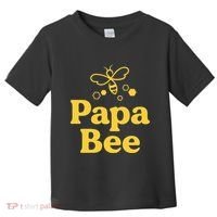 Dad Papa Bee Matching Family Bumblebee Birthday Party Toddler T-Shirt thumb 0