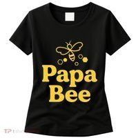Dad Papa Bee Matching Family Bumblebee Birthday Party Women's T-Shirt thumb 0