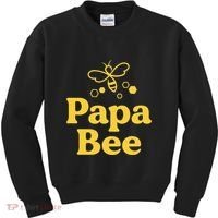 Dad Papa Bee Matching Family Bumblebee Birthday Party Kids Sweatshirt thumb 0