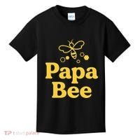 Dad Papa Bee Matching Family Bumblebee Birthday Party Kids T-Shirt thumb 0