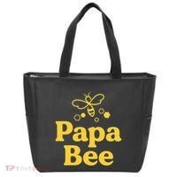 Dad Papa Bee Matching Family Bumblebee Birthday Party Tote Bag thumb 0