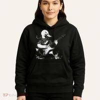 Duck Playing Bass Guitar For Animal Playing Guitar Hoodie thumb 5