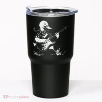 Duck Playing Bass Guitar For Animal Playing Guitar Tumbler thumb 0
