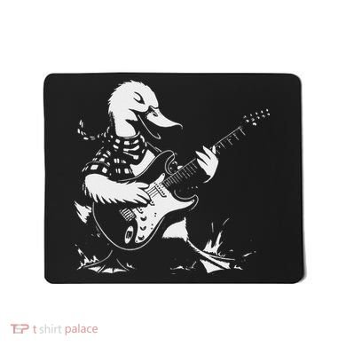 Duck Playing Bass Guitar For Animal Playing Guitar Mousepad