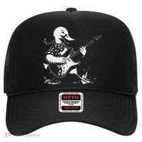 Duck Playing Bass Guitar For Animal Playing Guitar Hat thumb 0