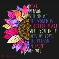 Dear Person Behind Me The World Is A Better Place With You In It Toddler Hoodie thumb 2