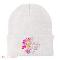 Dear Person Behind Me The World Is A Better Place With You In It Beanie thumb 0