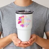 Dear Person Behind Me The World Is A Better Place With You In It Tumbler thumb 2