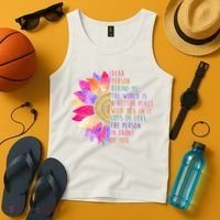 Dear Person Behind Me The World Is A Better Place With You In It Tank Top thumb 4
