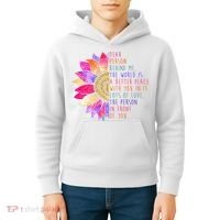 Dear Person Behind Me The World Is A Better Place With You In It Kids Hoodie thumb 4