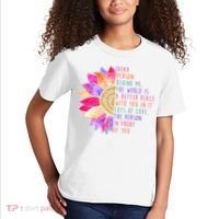 Dear Person Behind Me The World Is A Better Place With You In It Kids T-Shirt thumb 2
