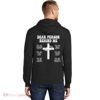 Dear Person Behind Me Christian Jesus Front & Back Hoodie thumb 1