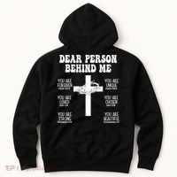 Dear Person Behind Me Christian Jesus Front & Back Hoodie thumb 6