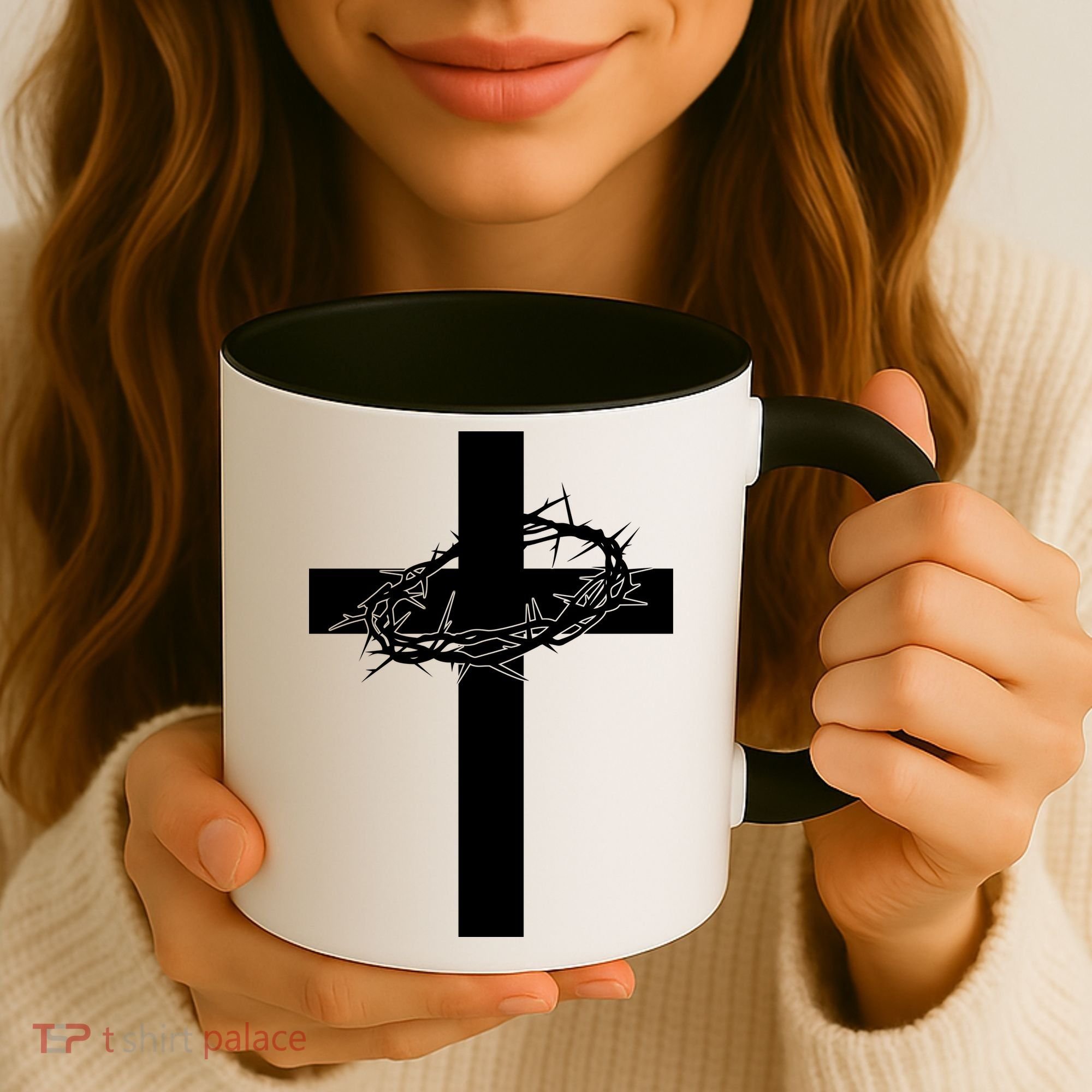 Dear Person Behind Me Christian Jesus Front & Back Coffee Mug
