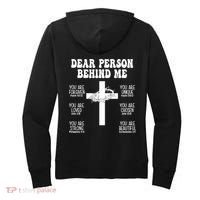 Dear Person Behind Me Christian Jesus Front & Back Women's Hoodie thumb 1