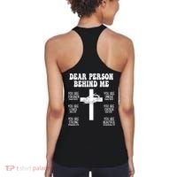 Dear Person Behind Me Christian Jesus Front & Back Women's Tank Top thumb 1