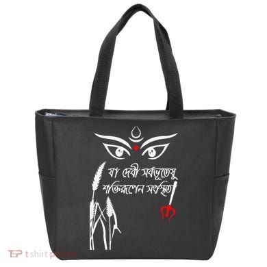Durga Puja Bengali Festival Tote Bag