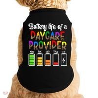 Daycare Provider Battery Life Daycare Teacher Day Gift Doggie Tank thumb 0