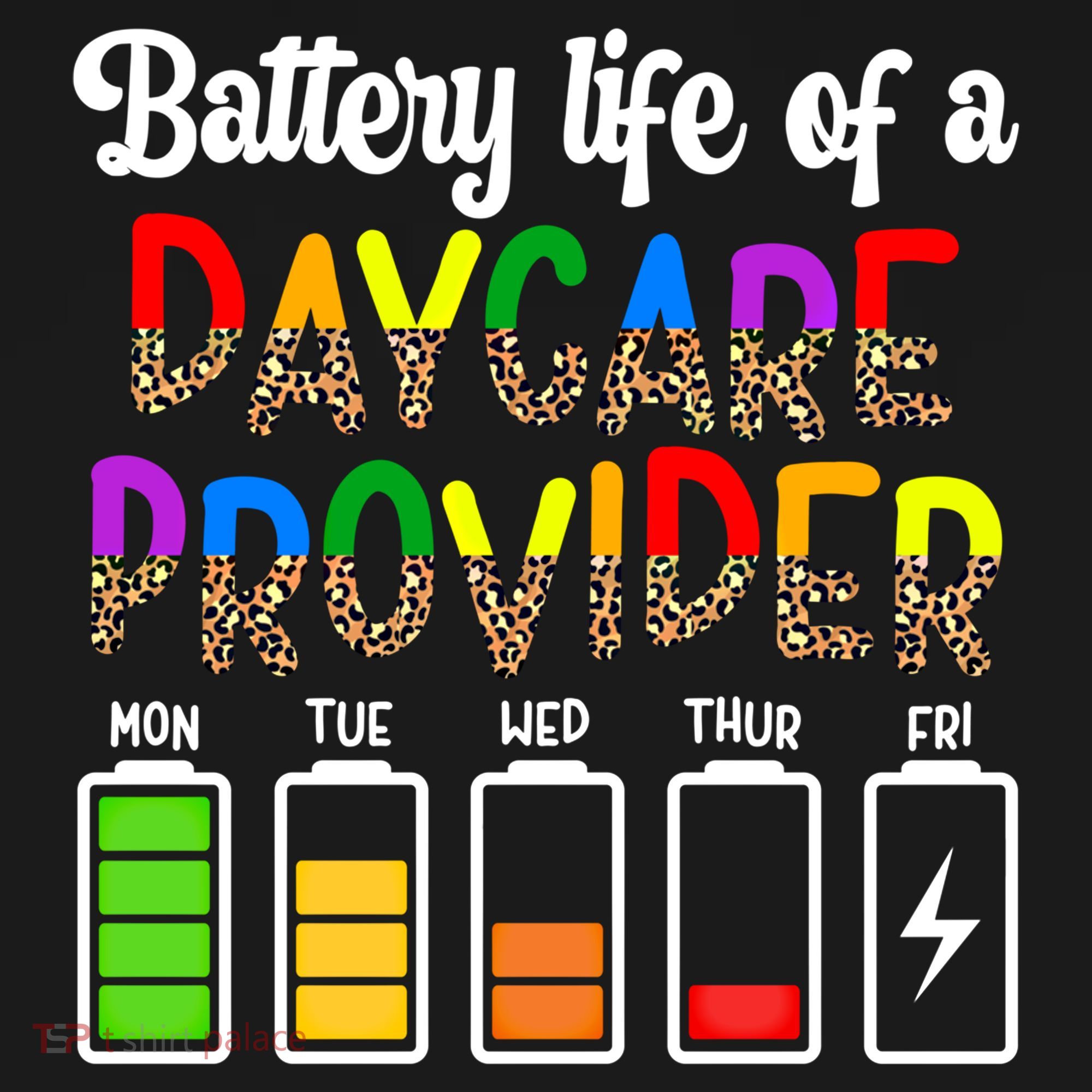 Daycare Provider Battery Life Daycare Teacher Day Gift Pajama Set