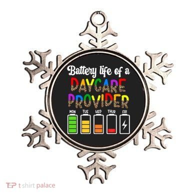 Daycare Provider Battery Life Daycare Teacher Day Gift Ornament