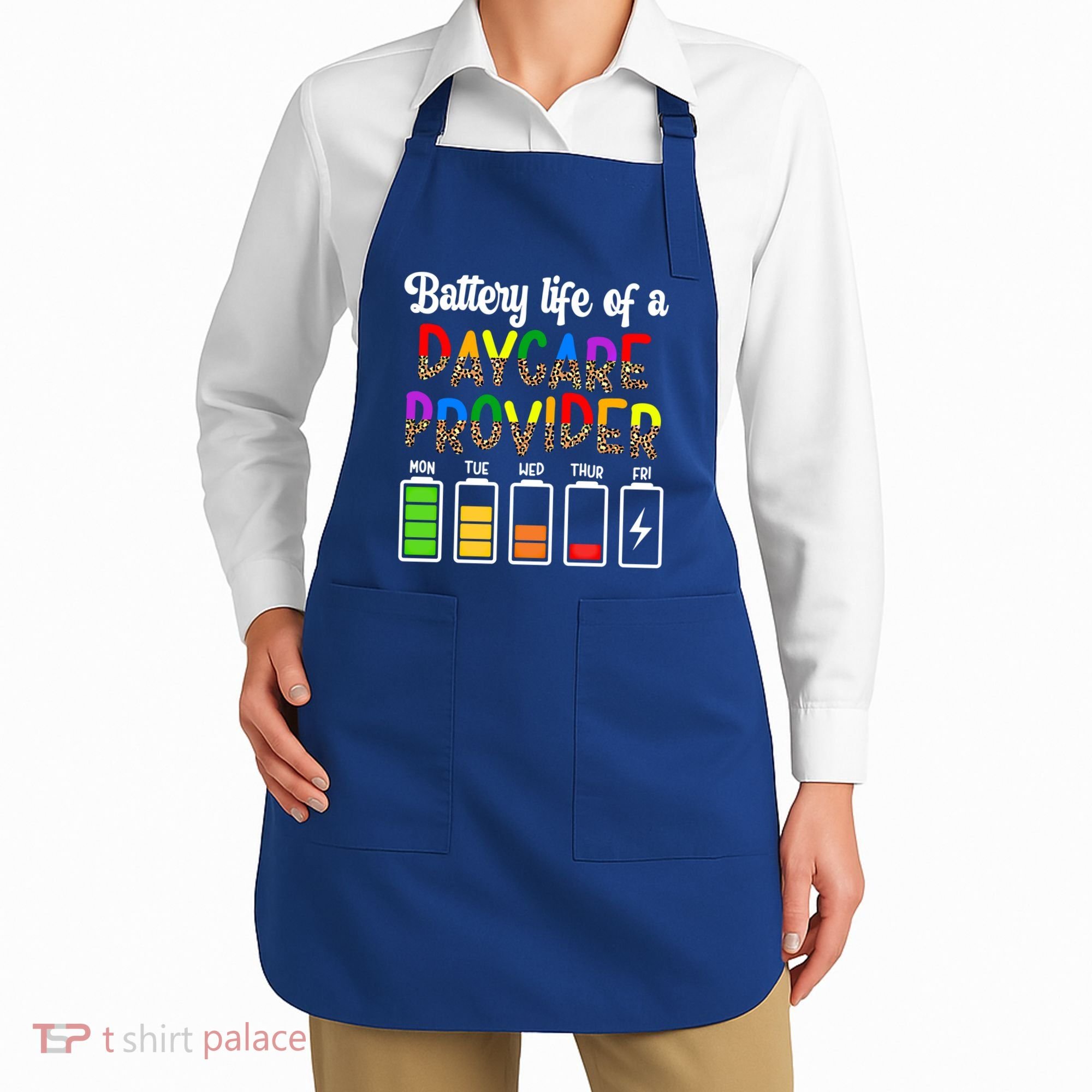 Daycare Provider Battery Life Daycare Teacher Day Gift Apron