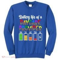 Daycare Provider Battery Life Daycare Teacher Day Gift Sweatshirt thumb 0