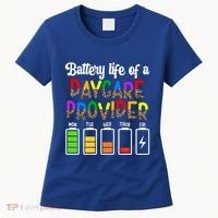Daycare Provider Battery Life Daycare Teacher Day Gift Women's T-Shirt thumb 0