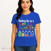 Daycare Provider Battery Life Daycare Teacher Day Gift Women's T-Shirt thumb 4