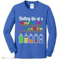Daycare Provider Battery Life Daycare Teacher Day Gift Kids Long Sleeve Shirt thumb 0