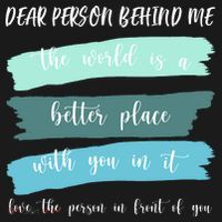 Dear Person Behind Me Mental Health Awareness Tote Bag thumb 4