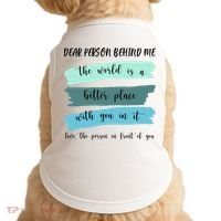 Dear Person Behind Me Mental Health Awareness Doggie Tank thumb 0