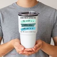 Dear Person Behind Me Mental Health Awareness Tumbler thumb 2
