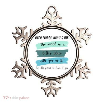 Dear Person Behind Me Mental Health Awareness Ornament