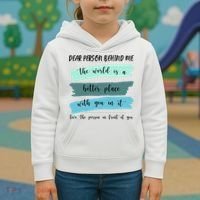Dear Person Behind Me Mental Health Awareness Kids Hoodie thumb 3