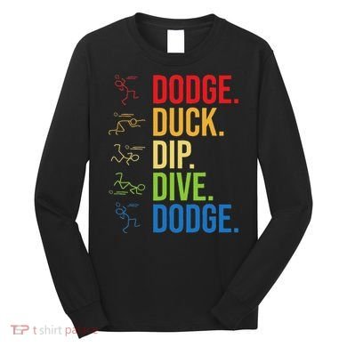Dodgeball Player Ball Game Dodgeballer Long Sleeve Shirt