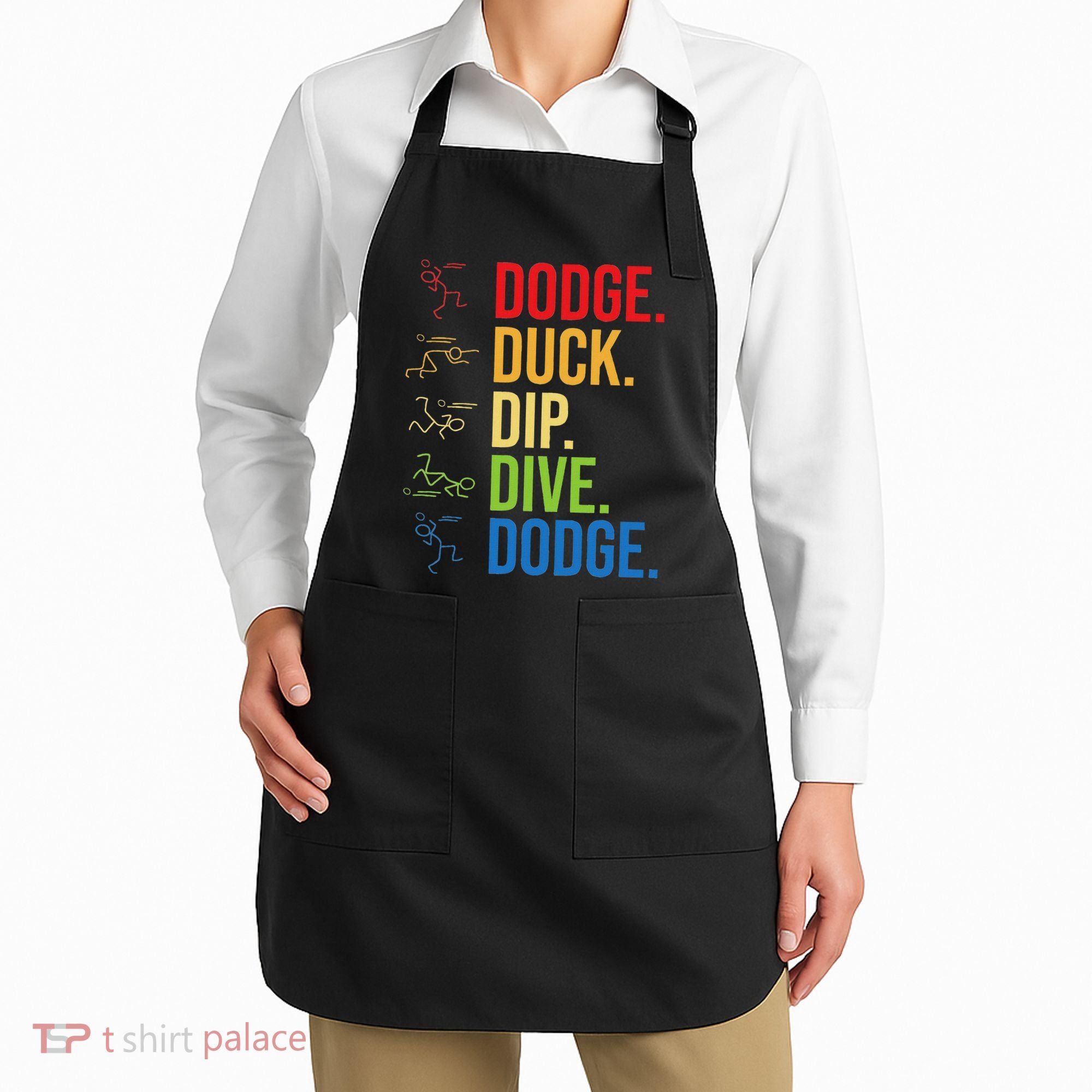 Dodgeball Player Ball Game Dodgeballer Apron