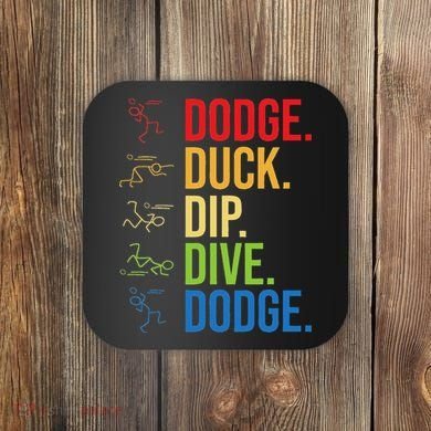 Dodgeball Player Ball Game Dodgeballer Coaster