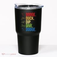 Dodgeball Player Ball Game Dodgeballer Tumbler thumb 0