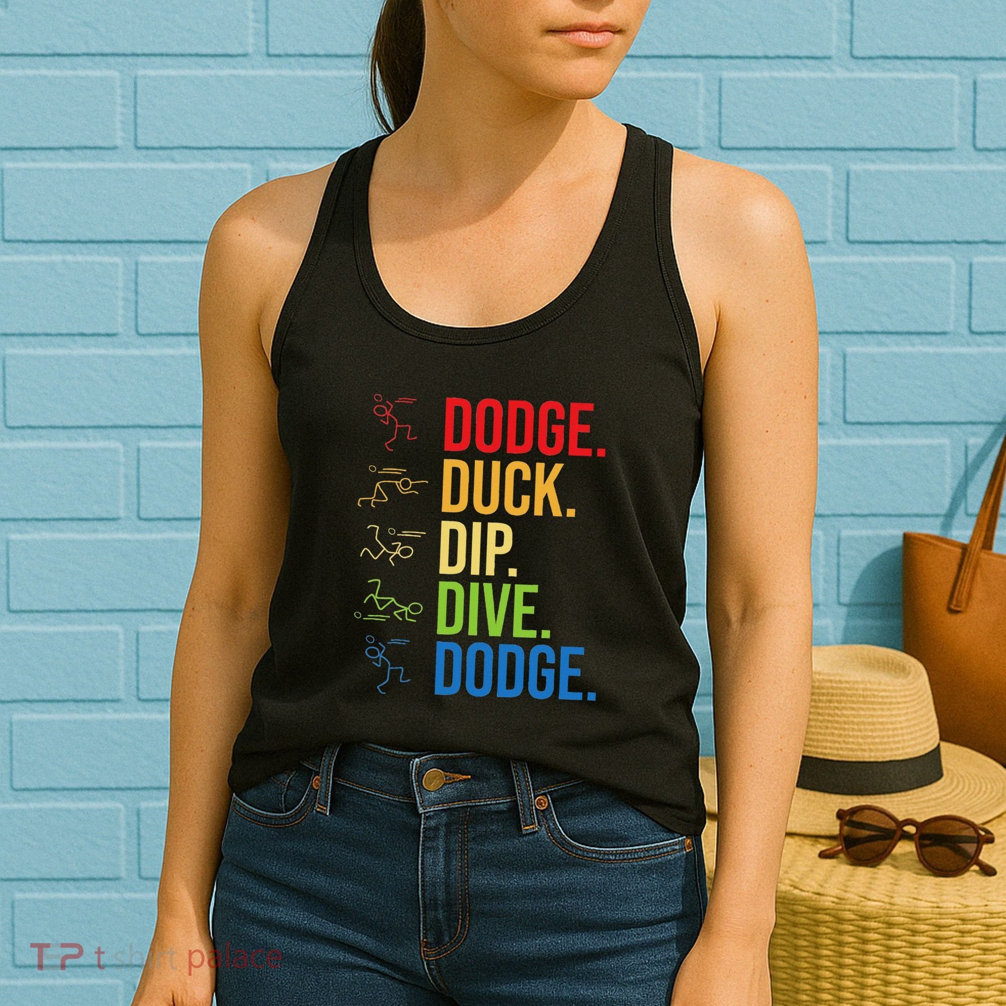 Dodgeball Player Ball Game Dodgeballer Women's Tank Top