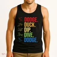 Dodgeball Player Ball Game Dodgeballer Tank Top thumb 3